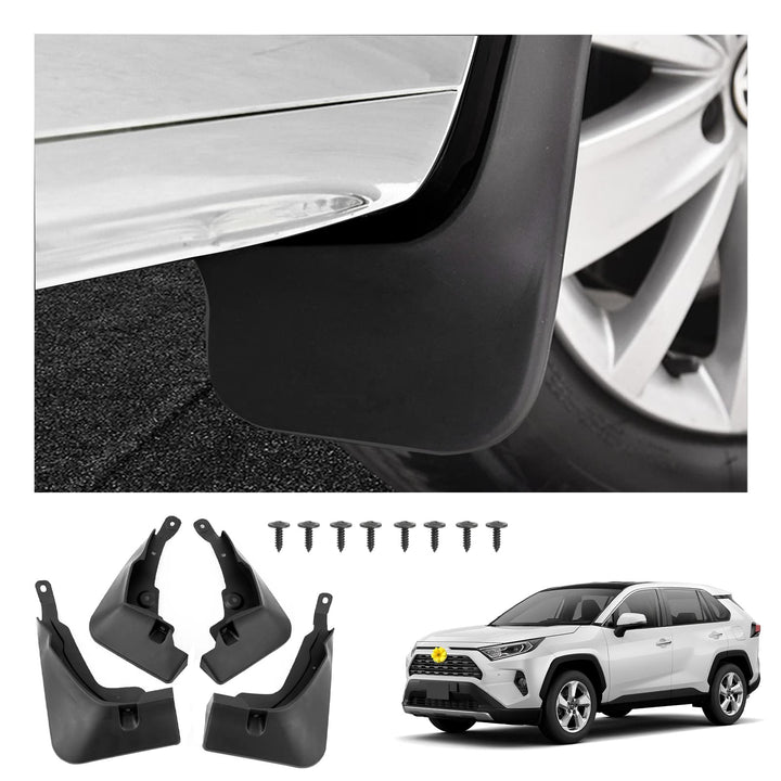 SharpCost (Upgraded) CDEFG Mud Flaps Splash Guards for RAV4 2019 2020 2021 2022 2023 Mudflap Fender