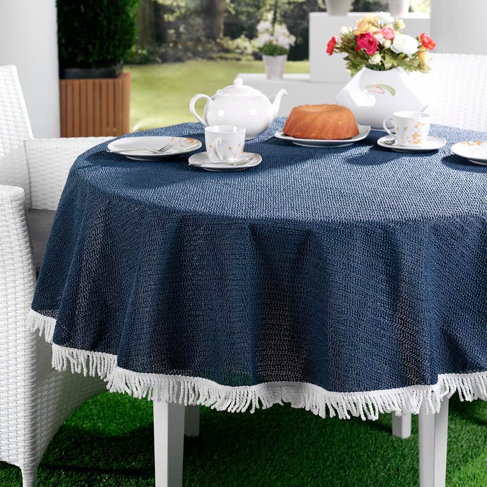 Gartentischdecke Garten Balkon Terrasse Tischdecke Camping Picknick Rund Oval Eckig Aussen und Innen