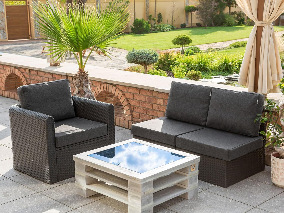 Bjird Gartenkissen Sitzauflage auf Gartenmöbel, Rattan, Gartenpolster Polsterauflagen auf Rataanmöbe