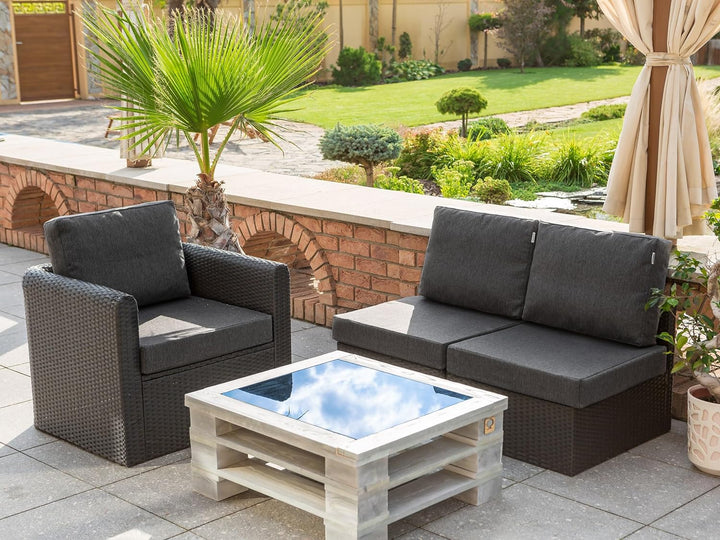 Bjird Gartenkissen Sitzauflage auf Gartenmöbel, Rattan, Gartenpolster Polsterauflagen auf Rataanmöbe