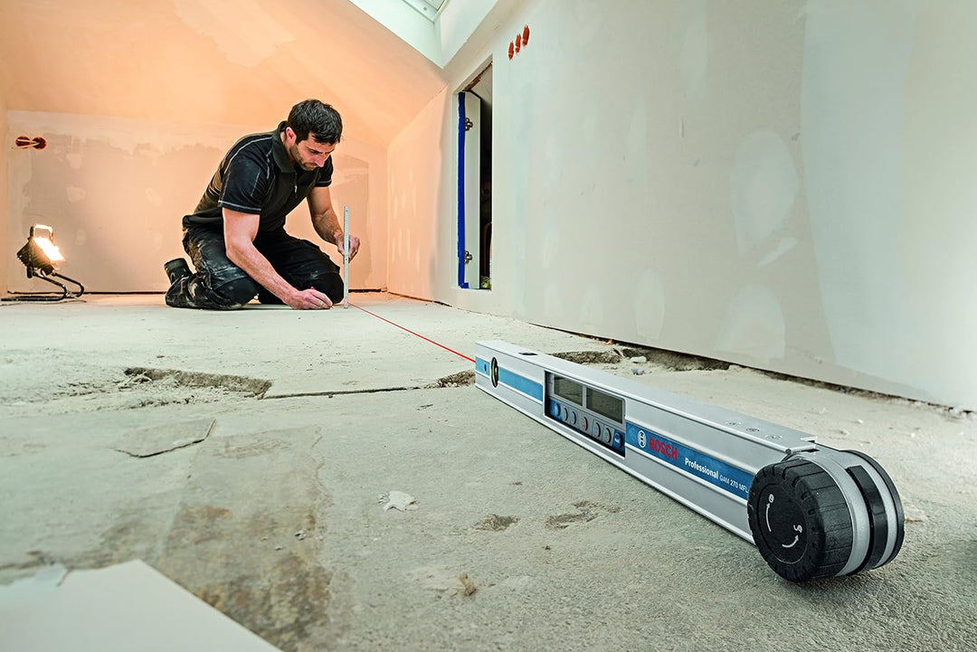 Bosch Professional Digitaler Winkelmesser und Neigungsmesser GAM 270 MFL (Laserpräzision, Gehrungswi