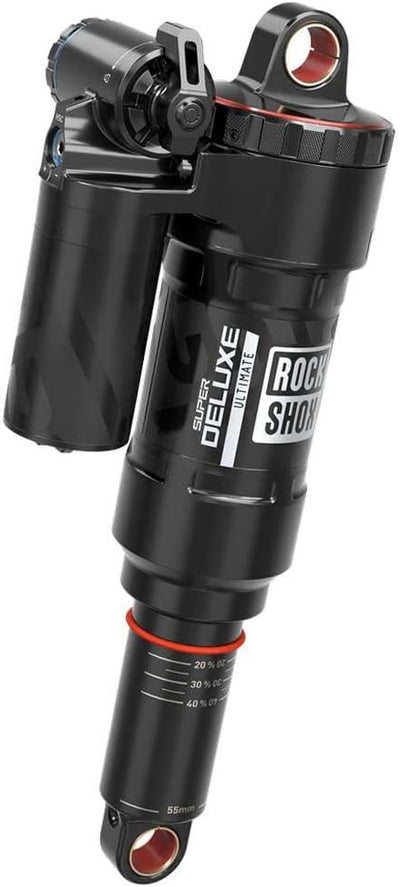 RockShox Unisex – Erwachsene Super Deluxe Ultimate Rc2t Federbein 165 mm x 45 mm Schwarz, 165 mm x 4