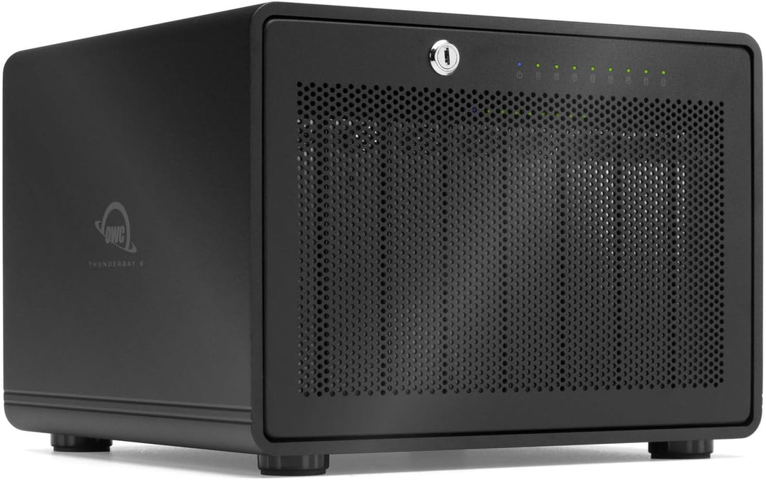OWC ThunderBay 8 RAID 5 Edition Externes 8-Bay-Laufwerk mit Zwei Thunderbolt 3-Anschlüssen 0 TB RAID