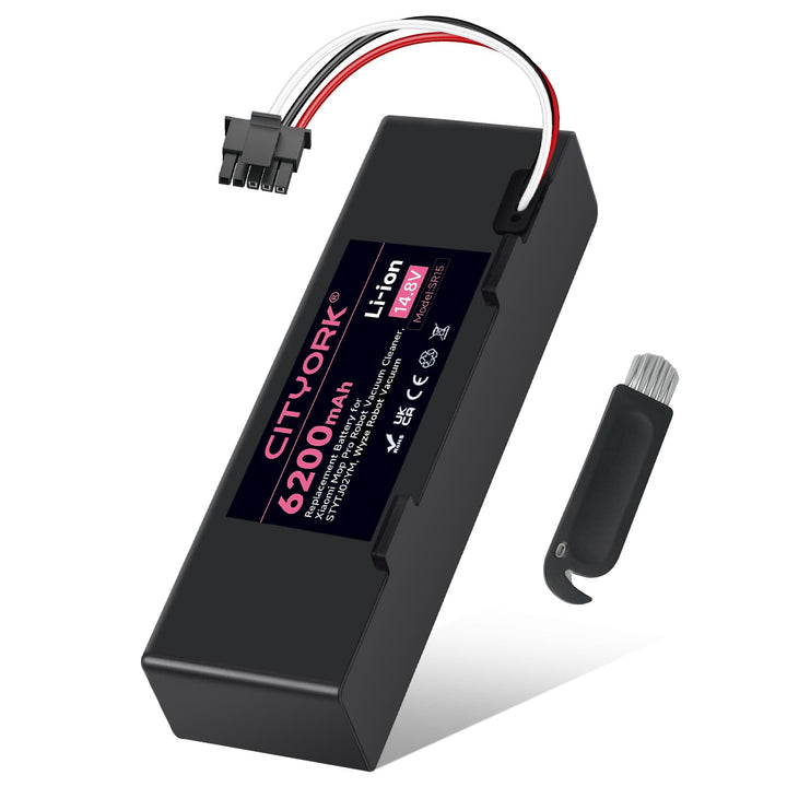 CITYORK 6200mAh 14,4V Li-Ion Akku für Xiaomi Mop 2S / Mop Pro/Mop P, Ersatzakku kompatibel mit Xiaom