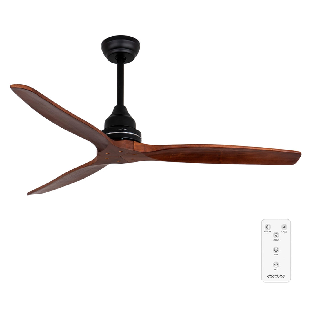 Cecotec Deckenventilator EnergySilence Aero 580. Leistung von 65W mit Leistungsstarkem Motor, 52’’ (