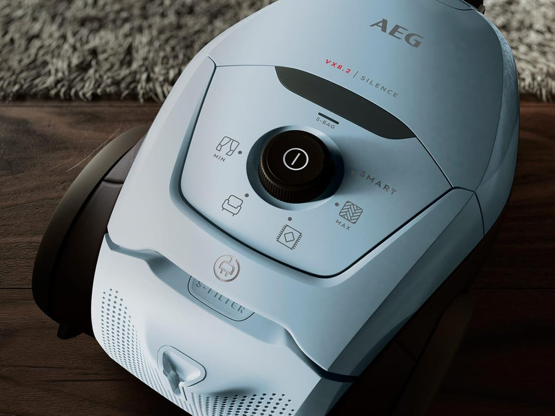 AEG VX82-1-4MB Staubsauger mit Beutel / autom. Saugkraftregulierung / extrem leise auch auf Teppich