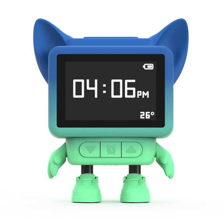 Mob Wecker und Lautsprecher, Bluetooth, für Kinder, Tanz in Musik, LCD-Display, emotional & beruhige