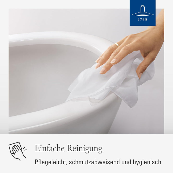 Villeroy & Boch WC-Sitz Subway 3.0 - Toilettendeckel Stone White matt aus robustem Duroplast - Toile