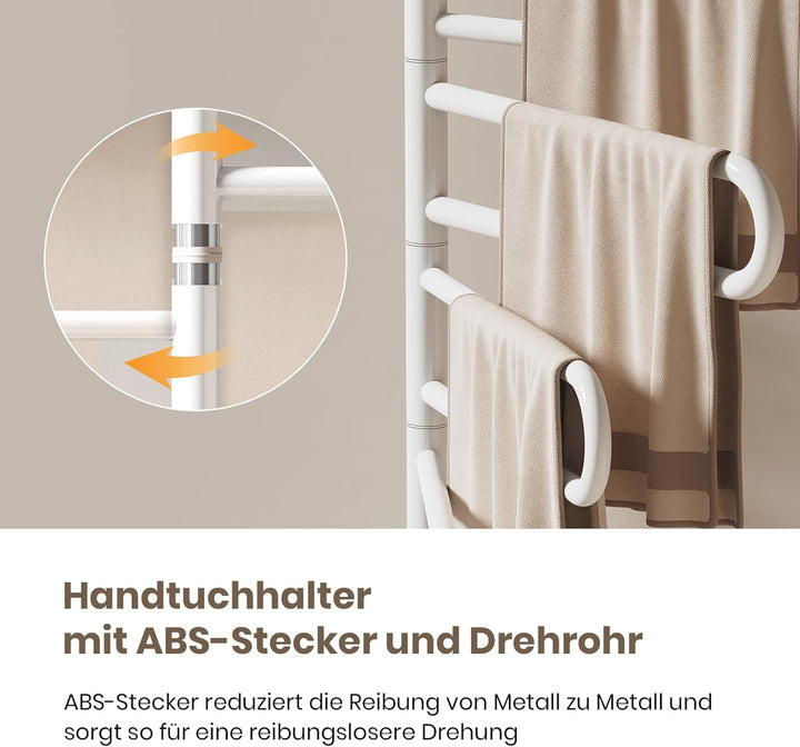 EMKE Handtuchheizkörper Elektrisch 78 x 43 cm, WiFi Smart Thermostat elektrischer Badheizkörper, 180