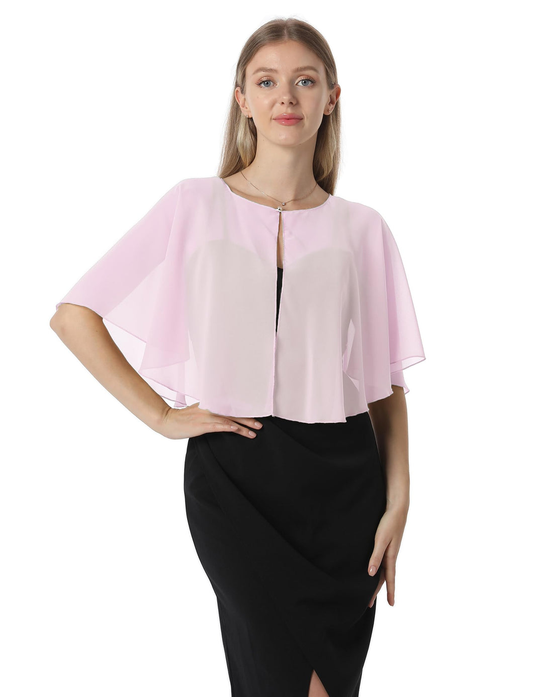 Chiffon Capelet Soft capes Shawls and Wraps for Evening Dress Wedding Cape 1920s shawl accessories f