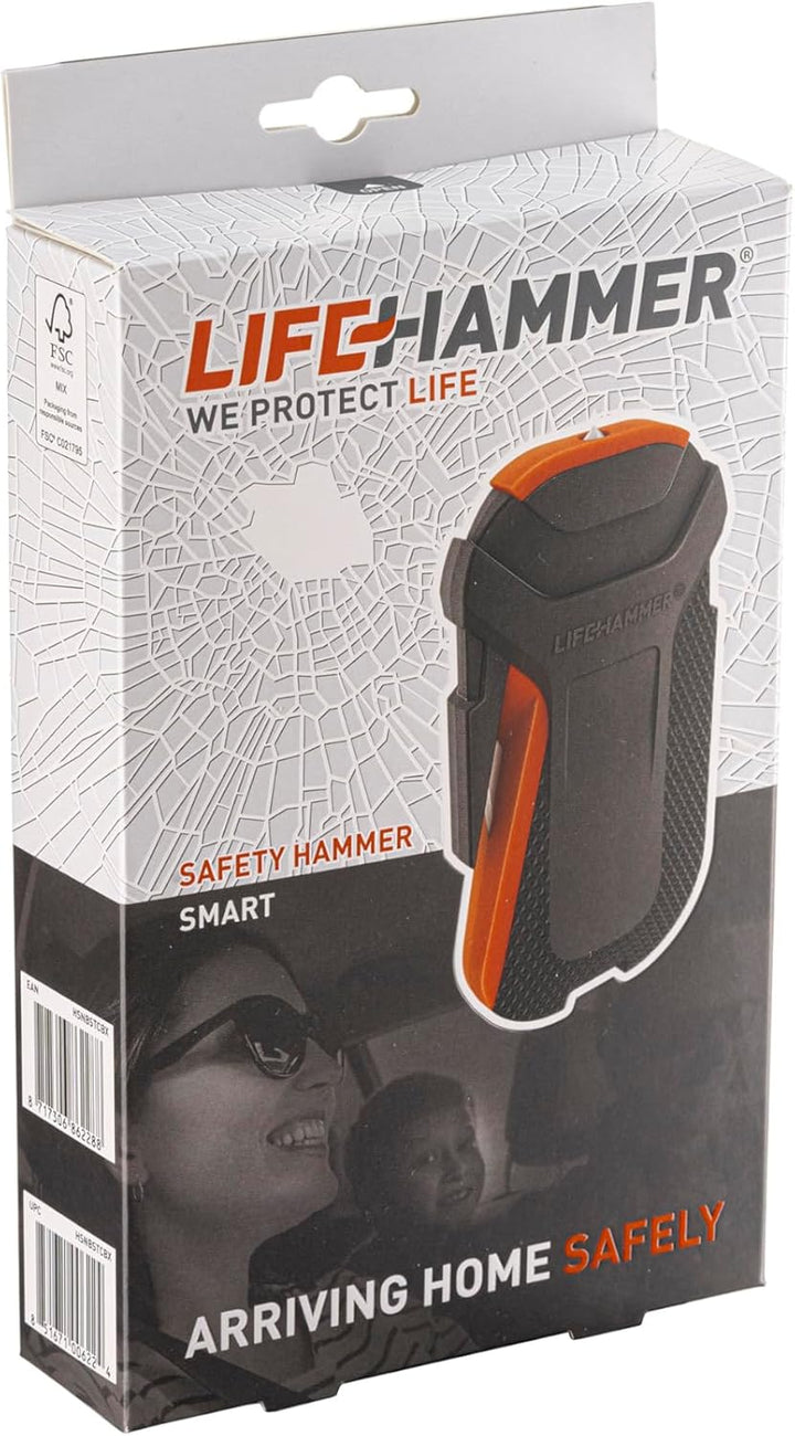 LIFEHAMMER EVOLUTION - Automatischer Notfallhammer für Auto & SMART- Automatischer Notfallhammer für