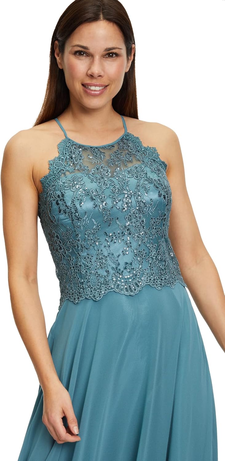 Vera Mont Damen Kleid 50 Smoky Teal, 50 Smoky Teal