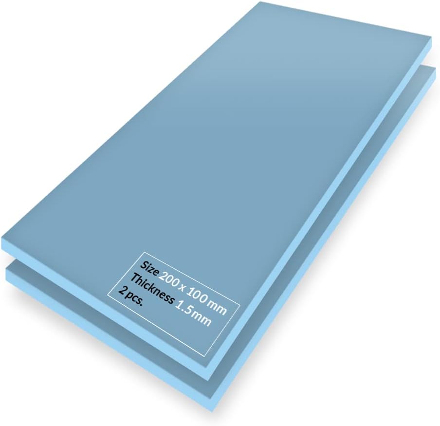 ARCTIC TP-3 Wärmeleitpad: Premium Performance Thermal Pad, 200 x 100 x 1,5 mm (2 Stück) - Hohe Leist