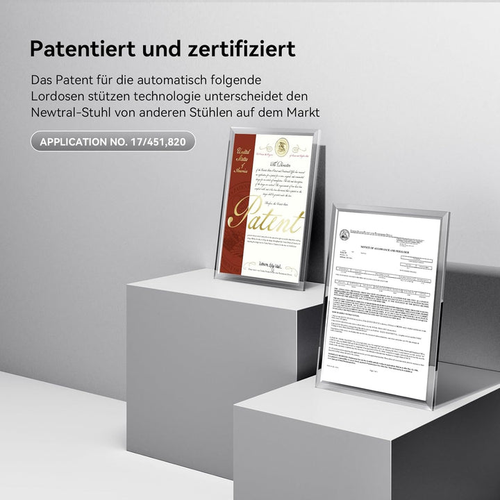 Newtral NT002 Bürostuhl Ergonomisch mit Fussstütze, Ergonomischer Schreibtischstuhl 150kg, Ergonomic