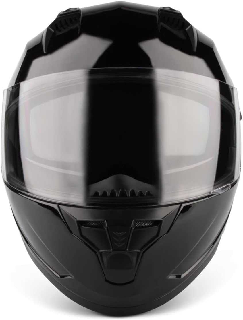 VINZ Kennet Integralhelm mit Sonnenblende | Motorrad Helm Vollvisierhelm Mopedhelm | Motorradhelm Fu