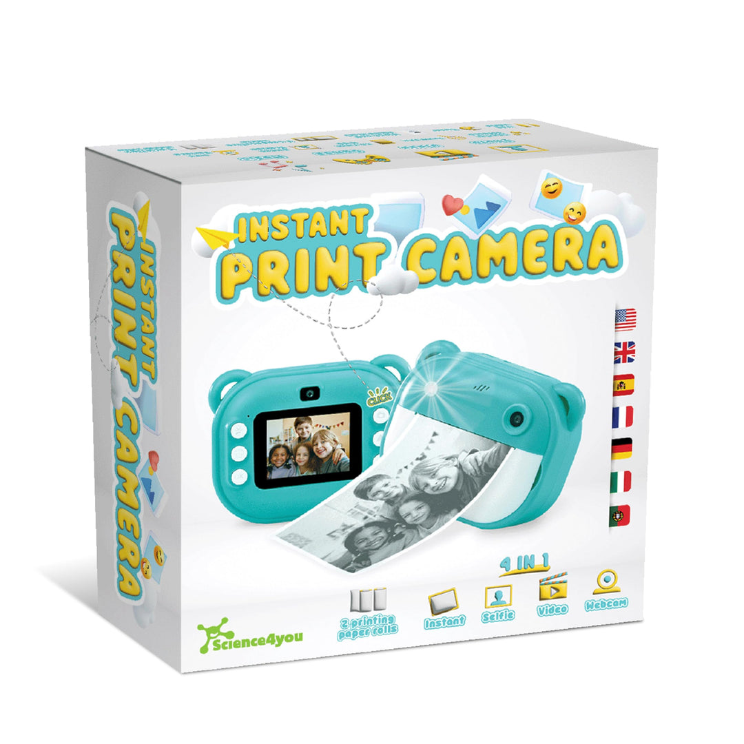 Science4you Kids Camera Instant Print – Capture Memories with This Polaroid Camera, Digital Camera f