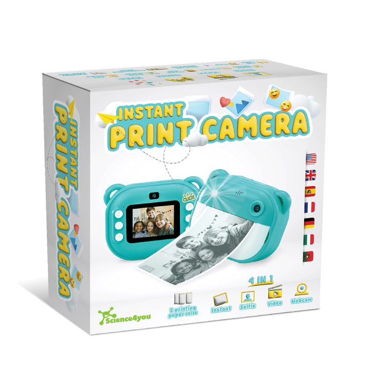 Science4you Kids Camera Instant Print – Capture Memories with This Polaroid Camera, Digital Camera f