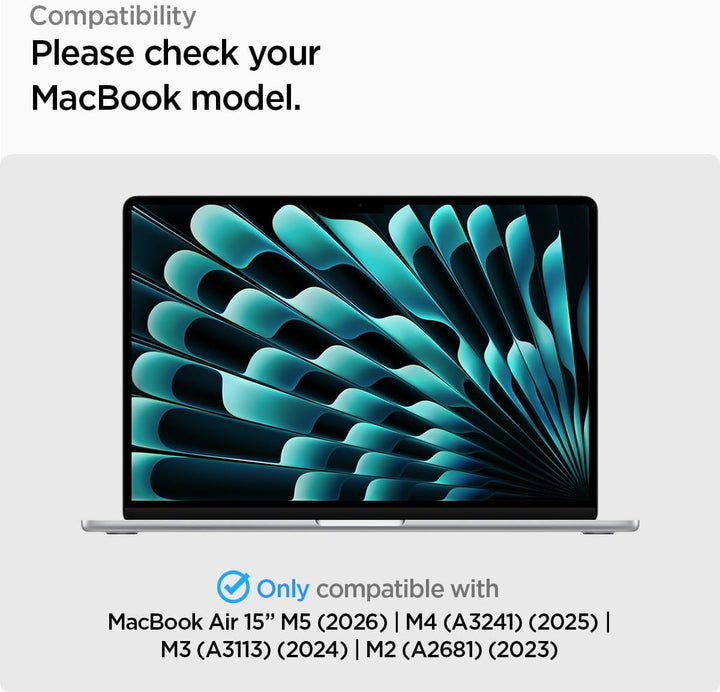Spigen SafeView Magnetischer Blickschutzfilter für MacBook Air 15 Zoll (M2, 2023), Sichtschutzfilter