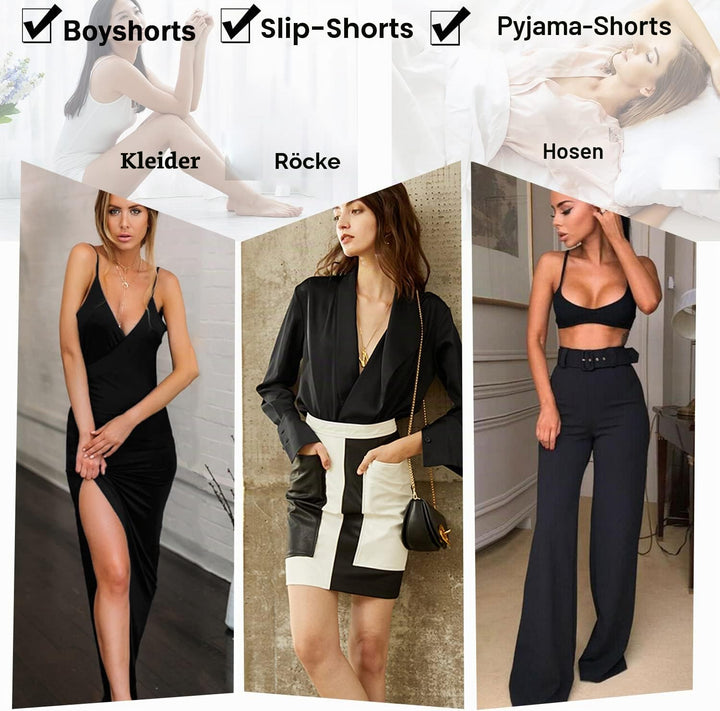 YARRCO Nahtlose Miederhose Leicht Formende Bauchweg Unterhose Damen Shapewear Kurze Leggings Miederp