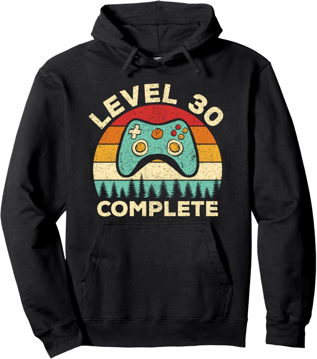 30. Geburtstag Level 30 Gamer 30 Jahre altes Geschenk Pullover Hoodie