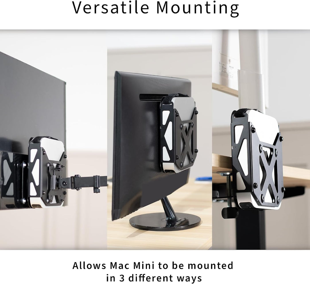 VIVO Behind Monitor VESA Mount Designed for Mac mini CPU, 2010 to mid 2024 Models, Monitor Arm Compu