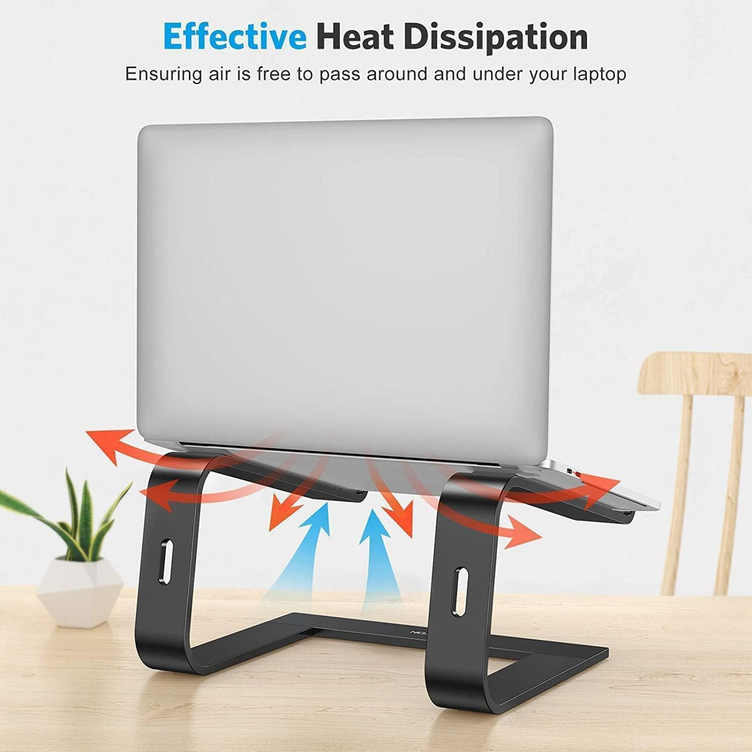 OMOTON Aluminium Laptop Ständer, Notebook Ständer mit Belüftung, Universal PC Riser Ergonomisch Lapt