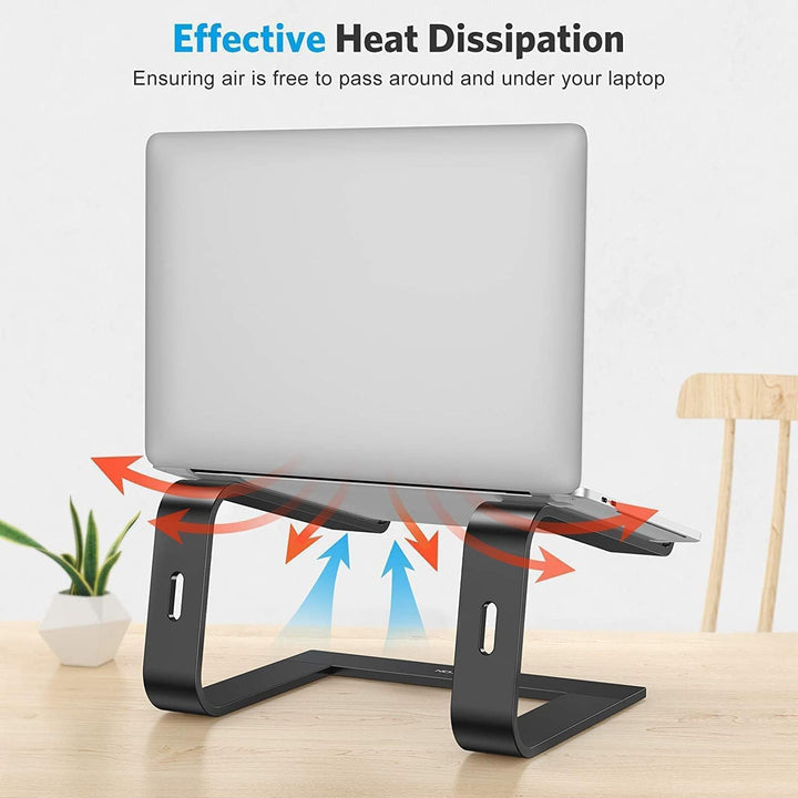 OMOTON Aluminium Laptop Ständer, Notebook Ständer mit Belüftung, Universal PC Riser Ergonomisch Lapt