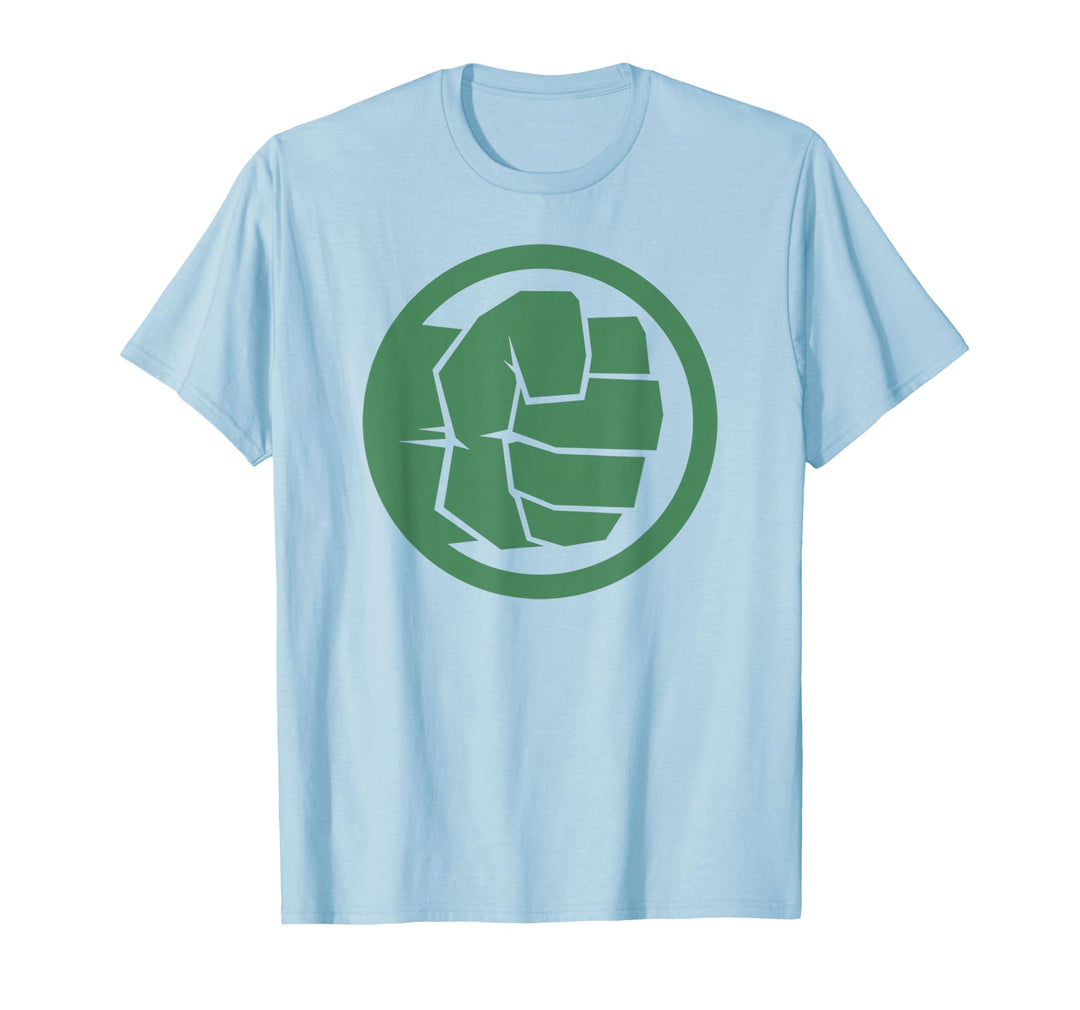 Mens Marvel Hulk Fist Tonal Icon Graphic T-Shirt C2 3XL Baby Blue