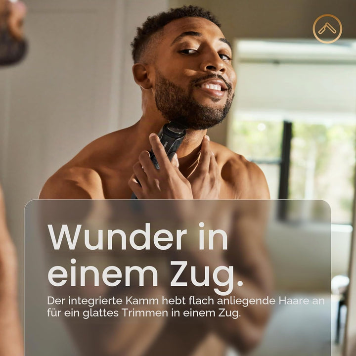 Der The Beard Hedger™ von MANSCAPED™, Barttrimmer/Bartschneider, 20 Längeneinstellungen, T-Klinge au