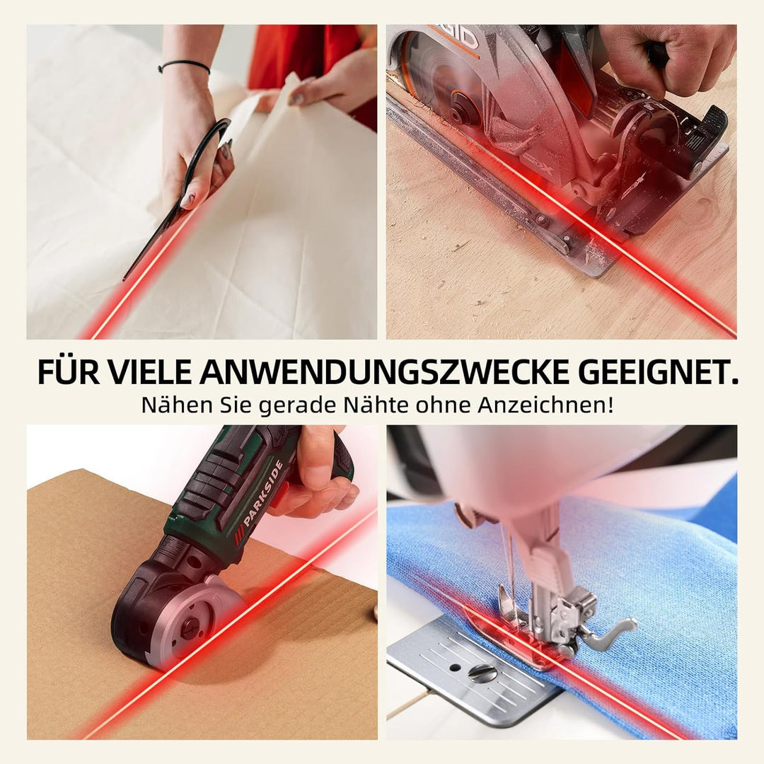 Philorn Magnetische Positionierungs Quiltleuchte für Nähmaschine, 3-in-1 magnetischer Nahtführer, fü