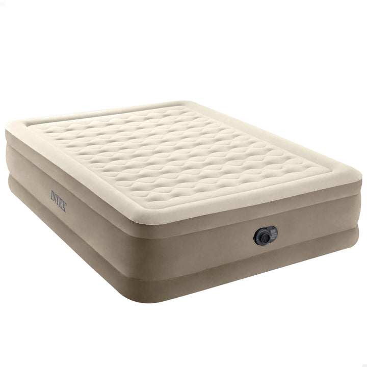 Intex 64428NP Luftbett Ultra Plush Bed Queen 230 V, Beige, 203 x 152 x 46 cm 203 x 152 x 46 cm