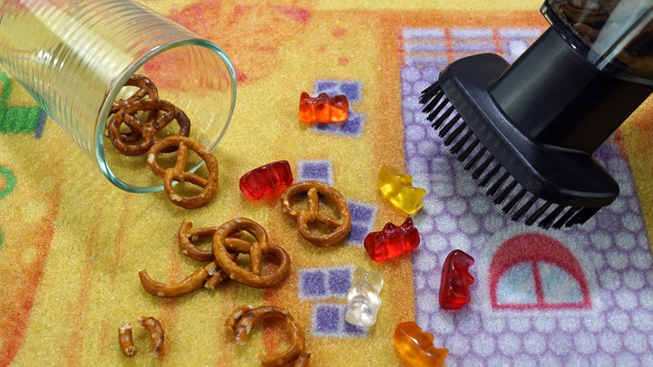 HuggyPlay Spielteppich Baustelle Kinderteppich 90 x 150 cm, Baustelle