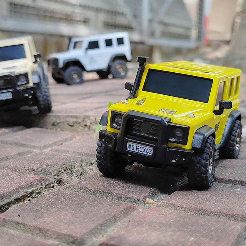 LDARC Mini RC Crawler 1:43 4WD All Terrain RC Rock Truck Ideal Für Raupenfahrzeug-Enthusiasten 2.4Gh