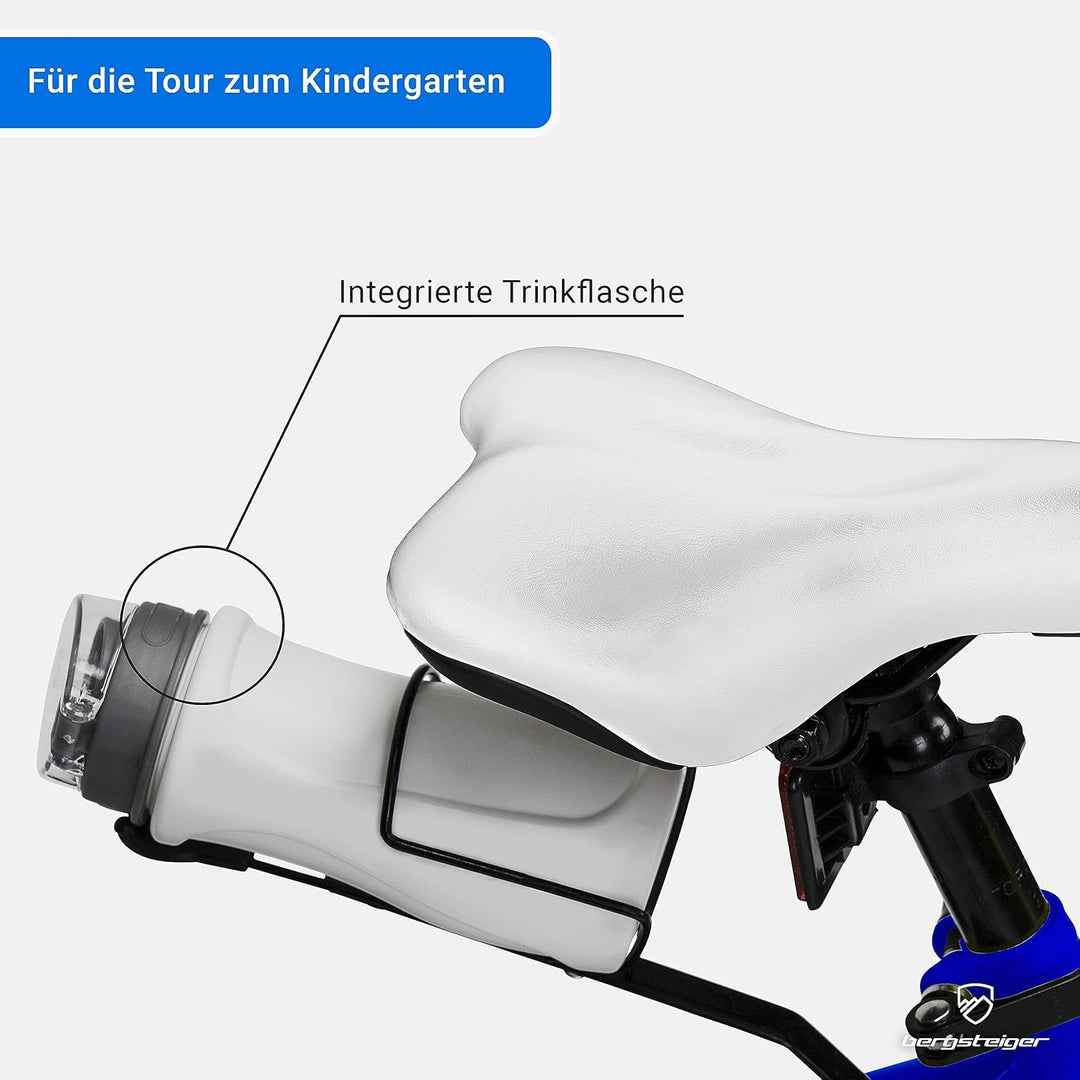Bergsteiger Monaco 16 Zoll Kinderfahrrad, geeignet für 4, 5, 6 Jahre, BMX, Stützräder, Rücktrittbrem