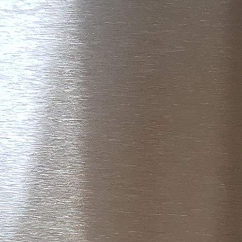 Edelstahl-Blech, Edelstahl k240 geschliffen 0,8 mm stark, magnetisch, Blechstreifen, 1000 x 800 mm F