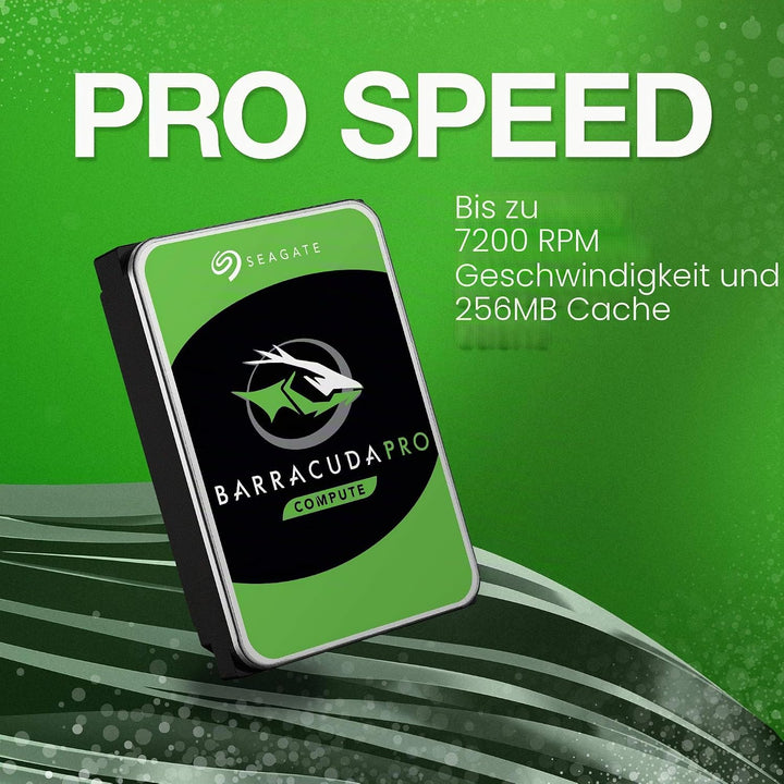 Seagate HDD int. 3,5 14TB Barracuda Pro 14TB BarraCuda Pro, mit Daten-Wiederherstellung, 14TB BarraC