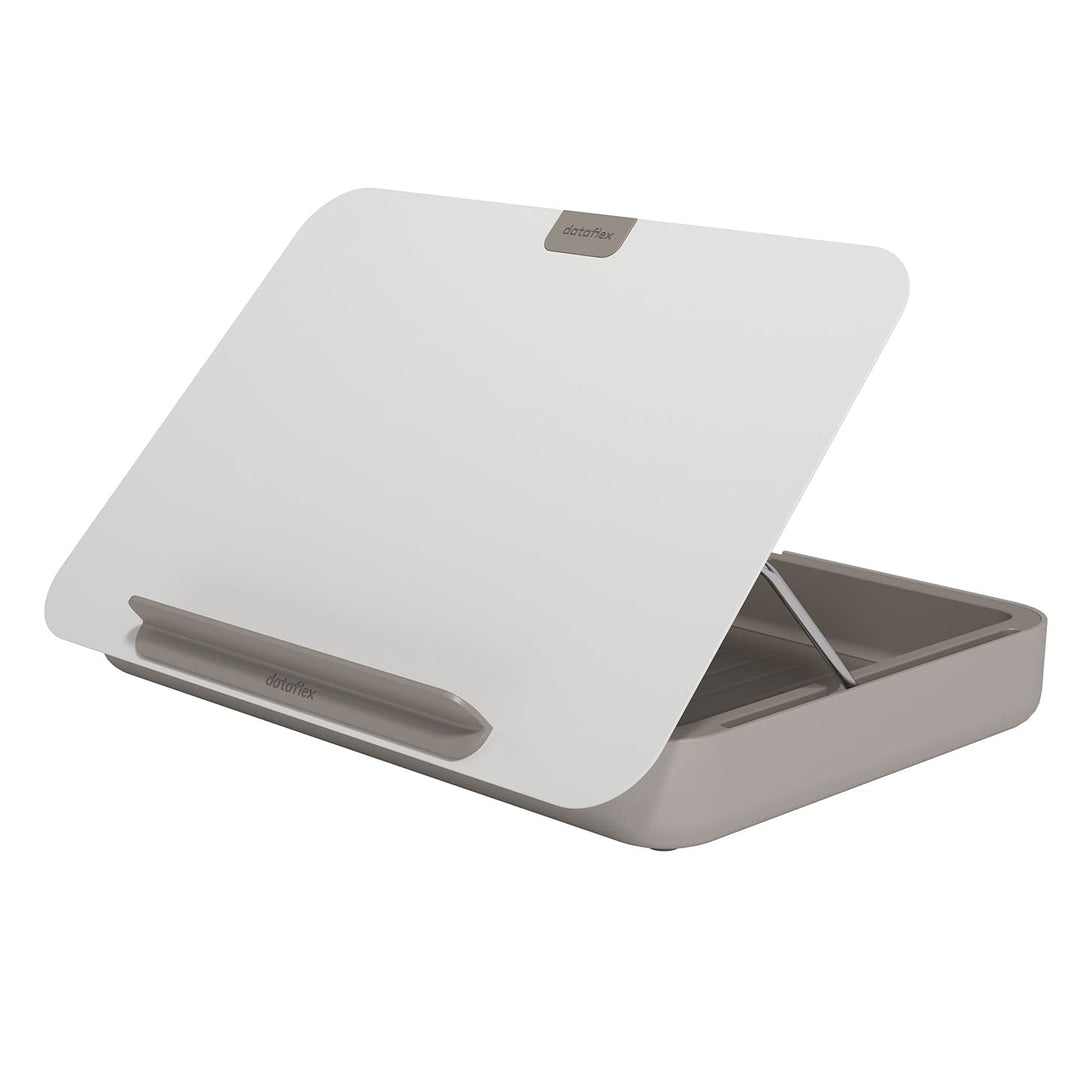 Dataflex Bento® Ergonomische Toolbox 900 Weiss - Laptop-Halter, Tablet-Halter, Dokumentenhalter, Auf