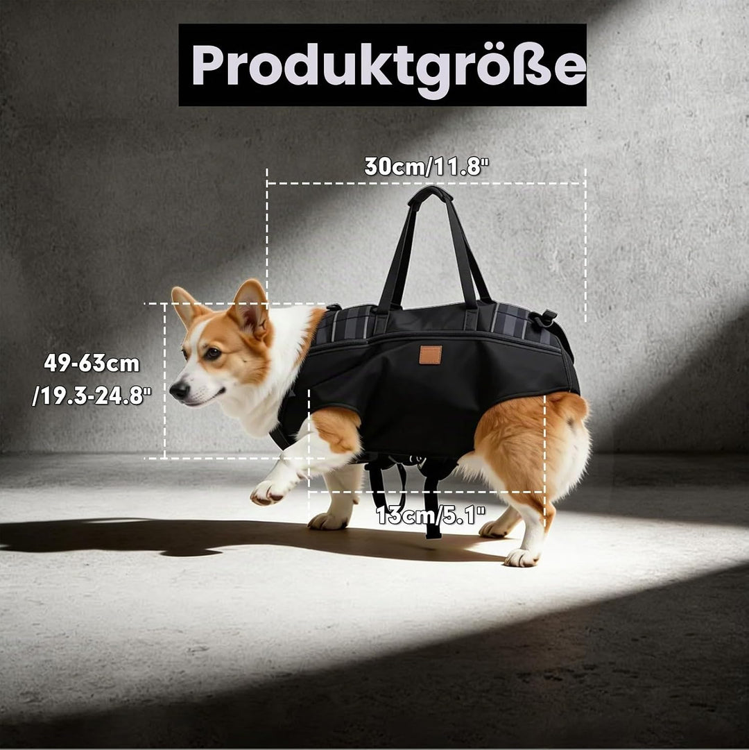 Hundetragegeschirr für grosse Hunde, Tragehilfe Hund (Brustumfang:49-63 cm), Hundegeschirr Grosse Hu