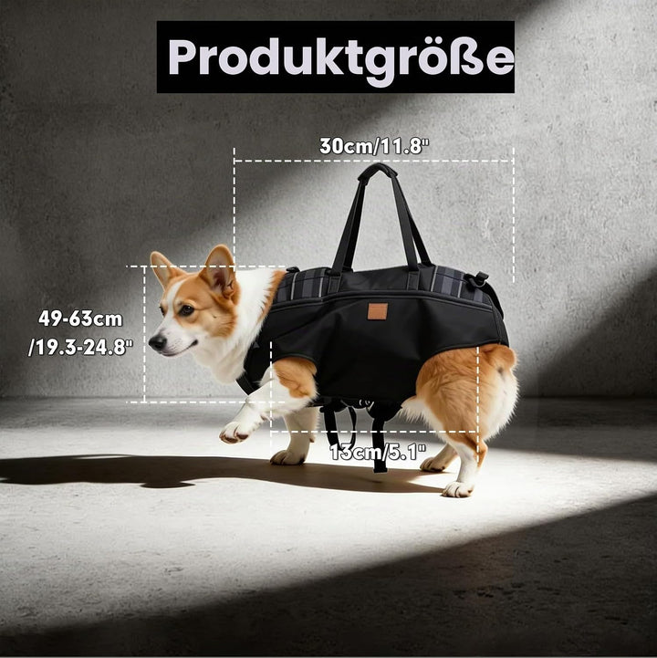 Hundetragegeschirr für grosse Hunde, Tragehilfe Hund (Brustumfang:49-63 cm), Hundegeschirr Grosse Hu