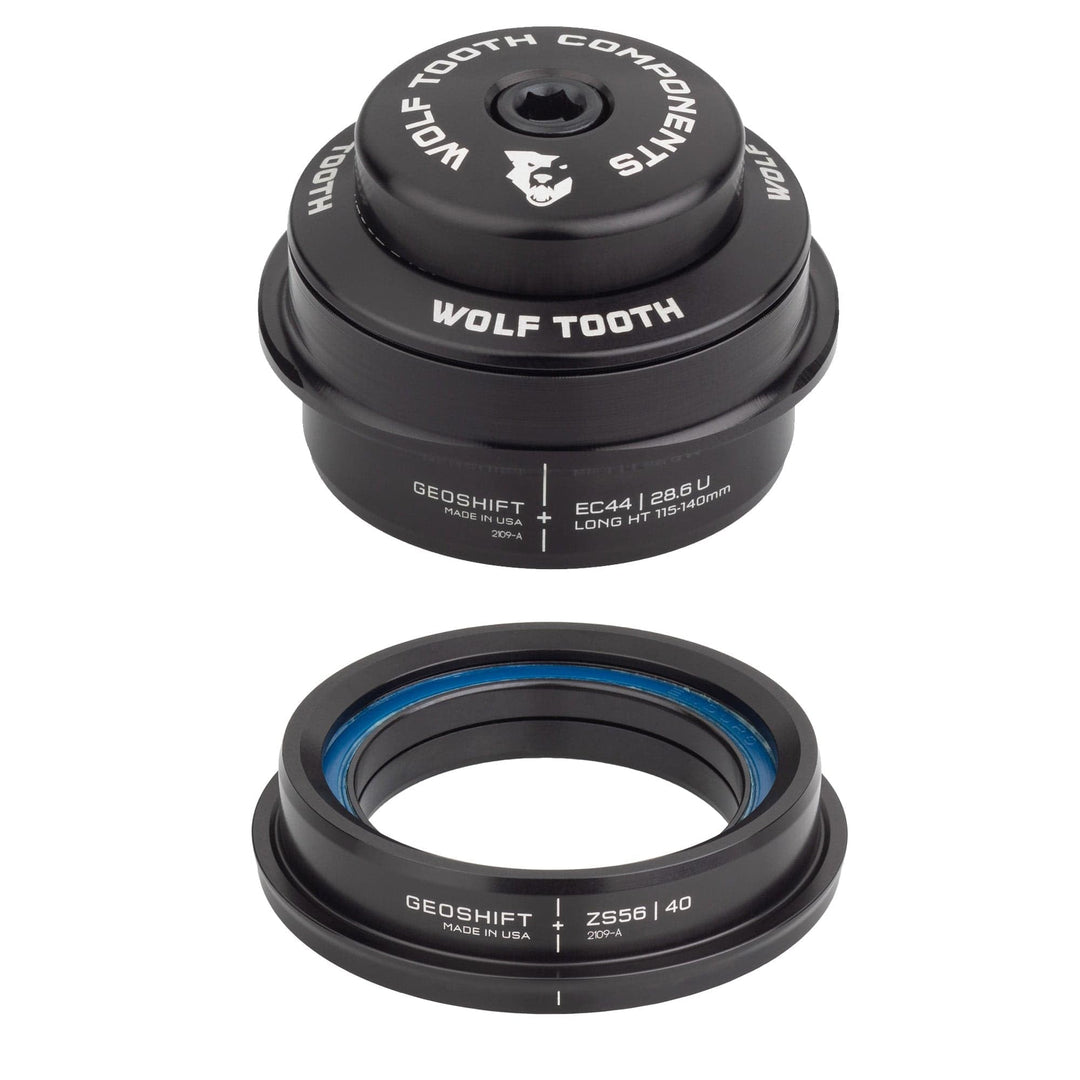 Wolf Tooth EC44 Upper ZS56 GeoShift unten 2 Grad Performance Angle Headset kurz XL, XL