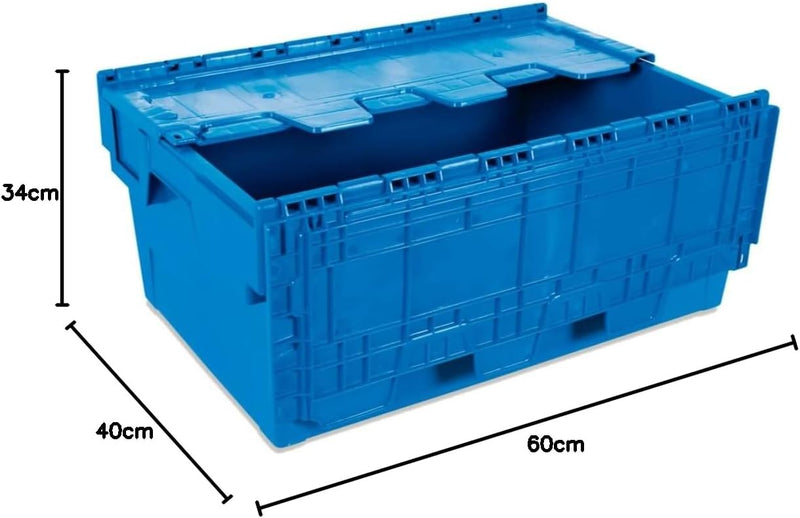 Tayg 6434-T Euro-Boxen mit Deckel für Lager-und Transportzwecke Nr.6434-T, 600x400x340 mm, 6434-T