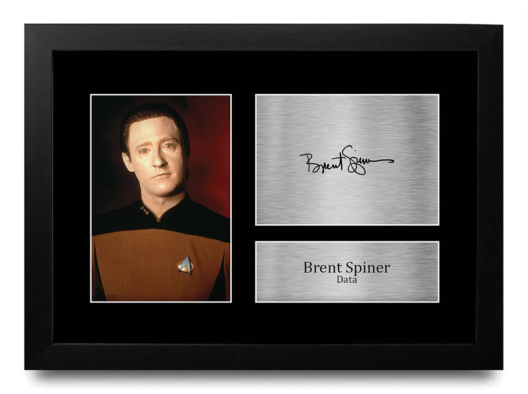 HWC Trading FR A4 Brent Spiner Star Trek Data Geschenke Gedruckt Signiert Autogramm Bild Für Fernseh