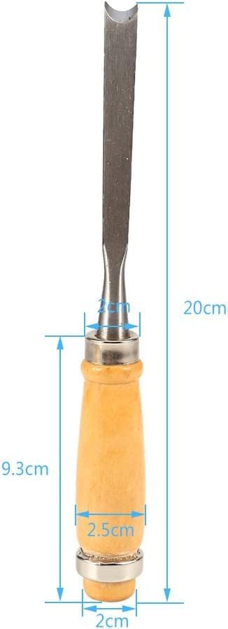 12 Stück Holzschnitzerei Hand Meissel Werkzeug Set Schnitzmesser Schnitzwerkzeug