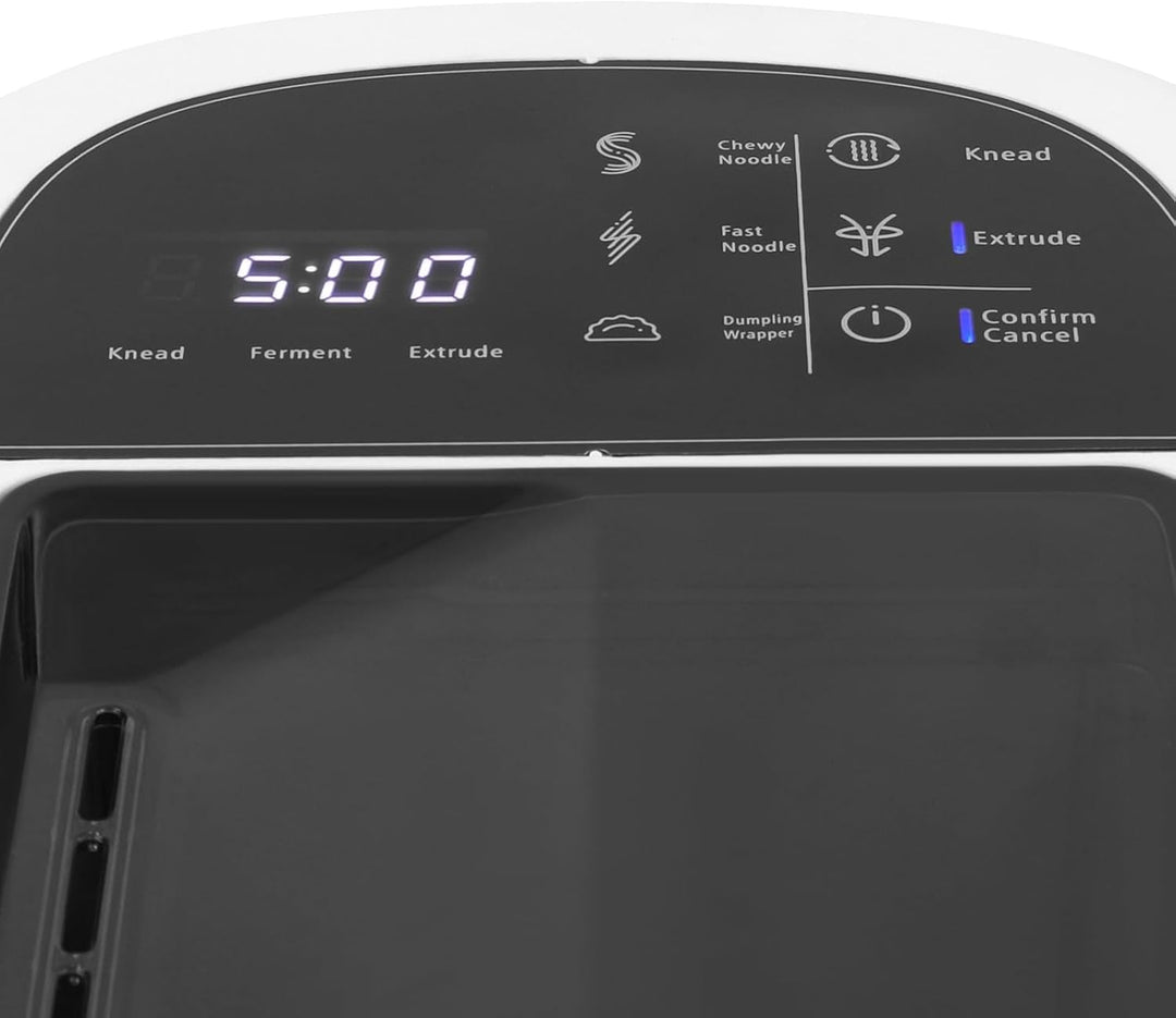 13-Formen Elektrisch Nudelmaschine Vollautomatisch Weiss 260W | 304Edelstahl Mit 1 KnöDel-Verpackung