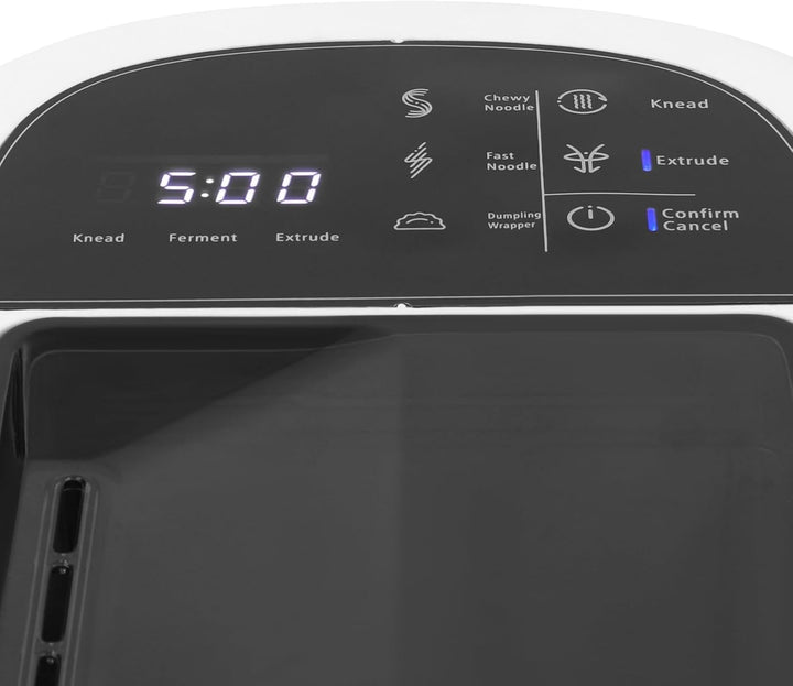 13-Formen Elektrisch Nudelmaschine Vollautomatisch Weiss 260W | 304Edelstahl Mit 1 KnöDel-Verpackung