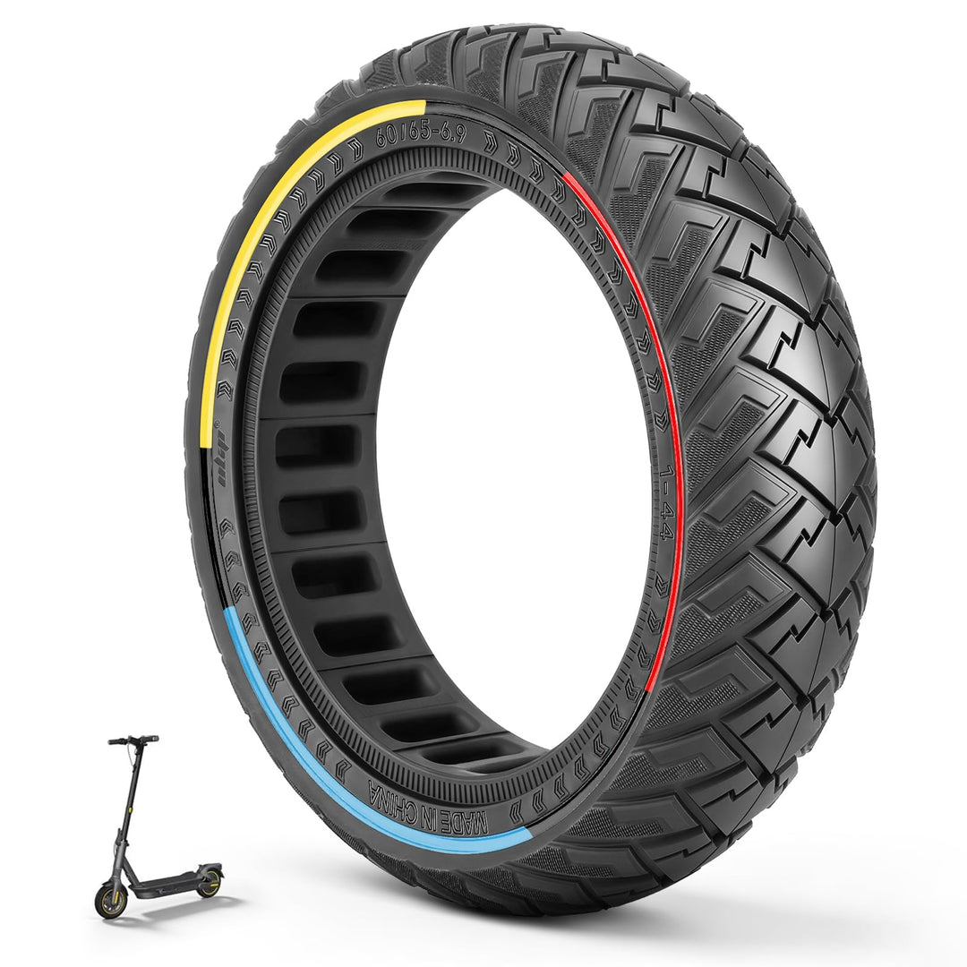 60/65-6,9 Ersatzräder Vollgummireifen 10 Zoll Solide Reifen für Ninebot Max G2 G2D G2E G65 F3 F3 Pro