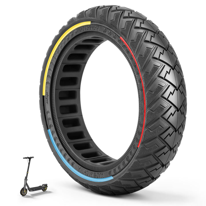 60/65-6,9 Ersatzräder Vollgummireifen 10 Zoll Solide Reifen für Ninebot Max G2 G2D G2E G65 F3 F3 Pro