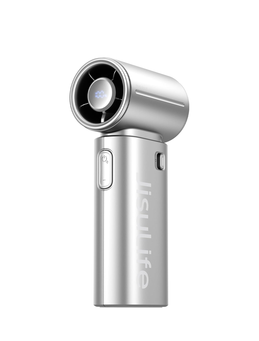 JISULIFE Tragbarer Handventilator 9S, Turbo Power, bis zu 22 Stunden Laufzeit, 5000 mAh Akku, 5-Gang