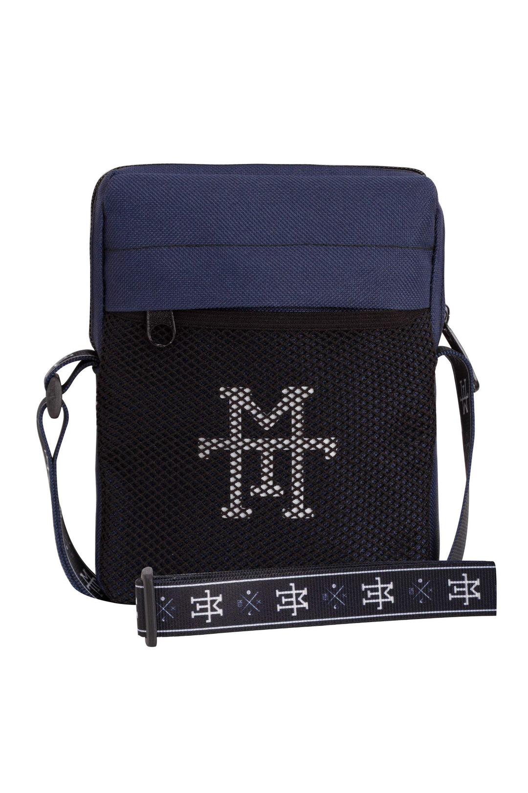 Pocket Pusher Bag - Umhängetasche wasserabweisend, Schultertasche, Brusttasche mit Sichtfenster, Bru