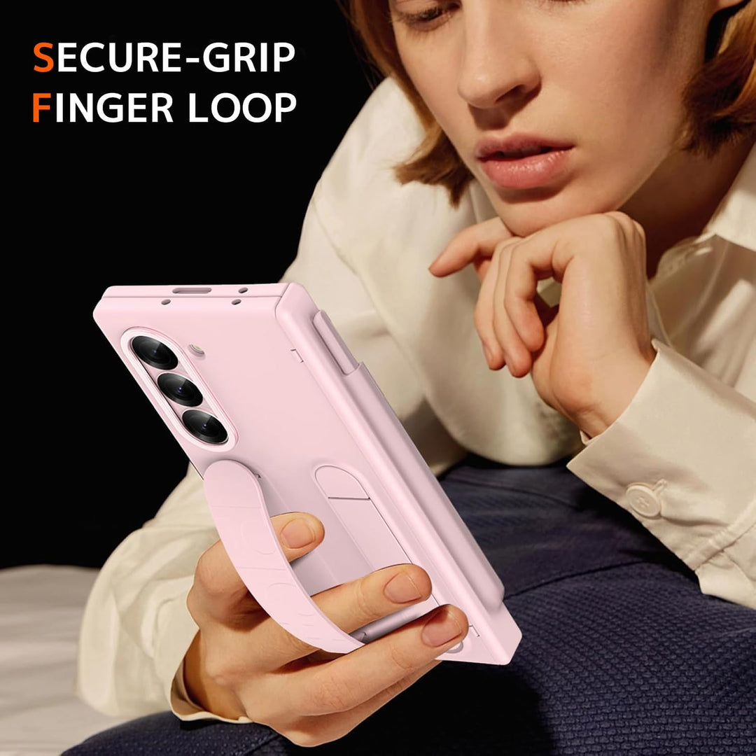 NINKI für Samsung Galaxy Z Fold 5 Hülle mit Displayschutz Samsung Fold 5 Hülle mit Stift Halter Gala